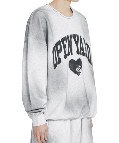 OY/オーワイ』 VINTAGE WASHED HEART CREWNECK/ヴィンテージ