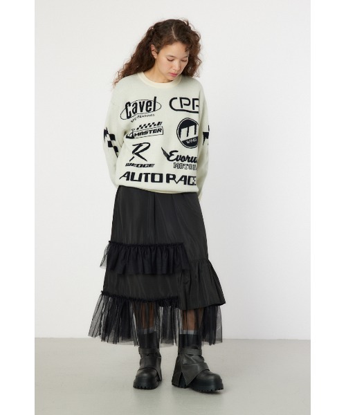 チュールフリルスカート（スカート）｜RODEO CROWNS WIDE BOWL（ロデオクラウンズワイドボウル）