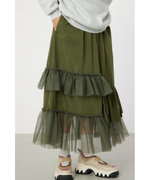 チュールフリルスカート（スカート）｜RODEO CROWNS WIDE BOWL（ロデオクラウンズワイドボウル）