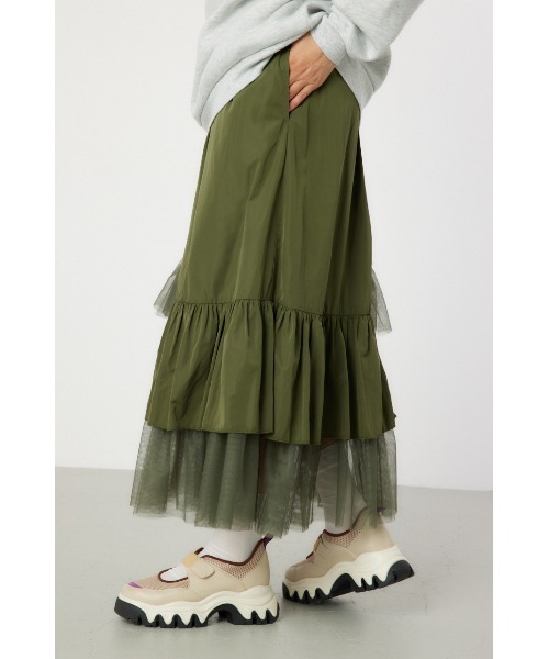 チュールフリルスカート（スカート）｜RODEO CROWNS WIDE BOWL（ロデオクラウンズワイドボウル）