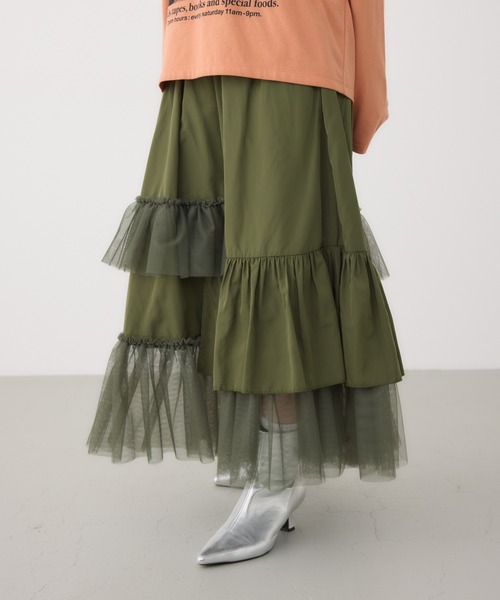 チュールフリルスカート（スカート）｜RODEO CROWNS WIDE BOWL（ロデオクラウンズワイドボウル）