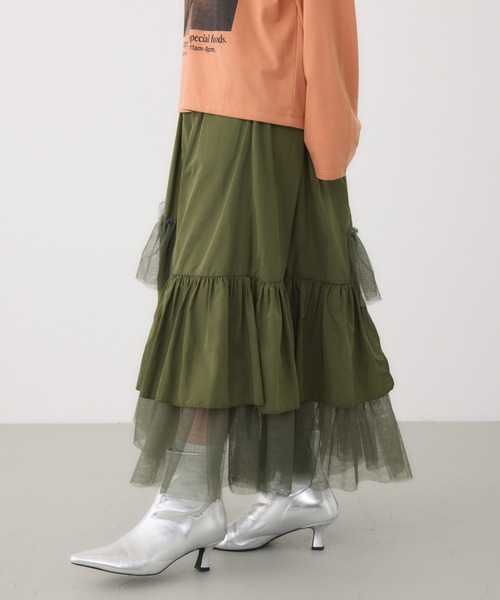 チュールフリルスカート（スカート）｜RODEO CROWNS WIDE BOWL（ロデオクラウンズワイドボウル）