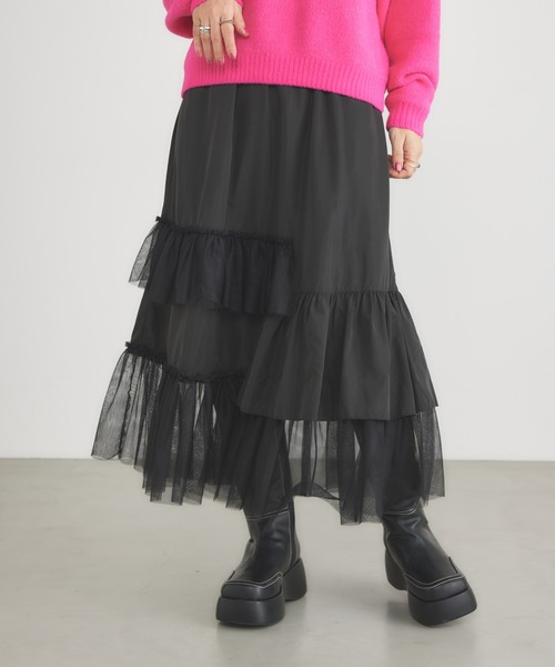 チュールフリルスカート（スカート）｜RODEO CROWNS WIDE BOWL（ロデオクラウンズワイドボウル）