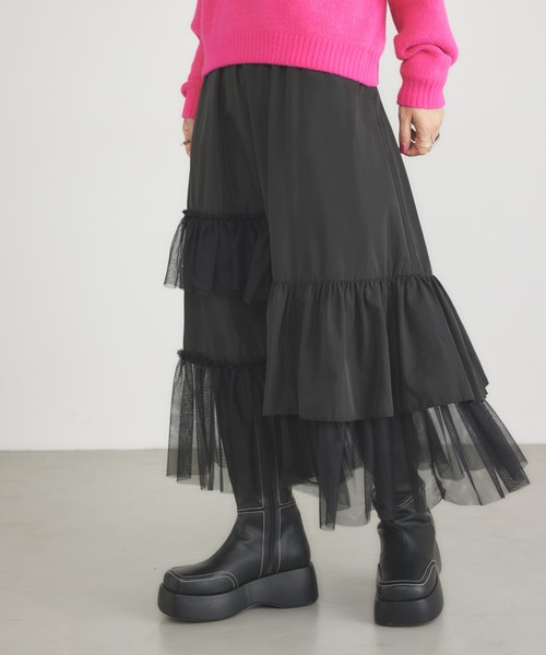 チュールフリルスカート（スカート）｜RODEO CROWNS WIDE BOWL（ロデオクラウンズワイドボウル）