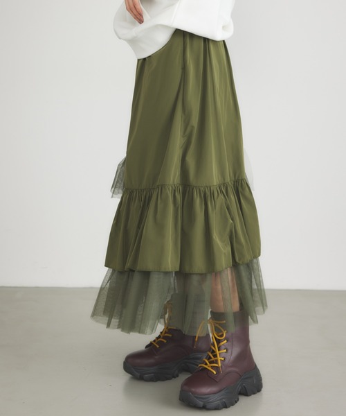 チュールフリルスカート（スカート）｜RODEO CROWNS WIDE BOWL（ロデオクラウンズワイドボウル）