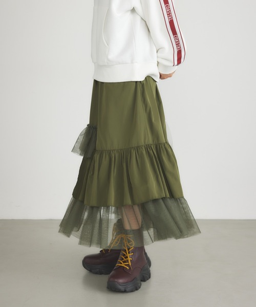 チュールフリルスカート（スカート）｜RODEO CROWNS WIDE BOWL（ロデオクラウンズワイドボウル）