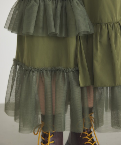 チュールフリルスカート（スカート）｜RODEO CROWNS WIDE BOWL（ロデオクラウンズワイドボウル）