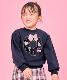 familiarアップル刺繍 ネイビー トレーナー 110 新品タグ付き トレーナー スウェット 「HOOK」カップル刺繍トレーナー メンズ