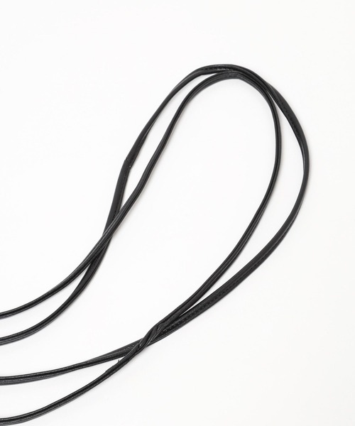 LOWRYS FARM（ローリーズファーム）の「ＬＦリングツキキンチャクショルダー 288115（ショルダーバッグ・レディース・ブラック/アイボリー/ピンク・FREE）」の18枚目の写真