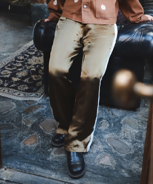 B:MING by BEAMS（ビーミングバイビームス）の「ambiance / Satin Line Pants（S～M）（その他パンツ・レディース・ネイビー/オリーブ・SMALL/MEDIUM）」の12枚目の写真