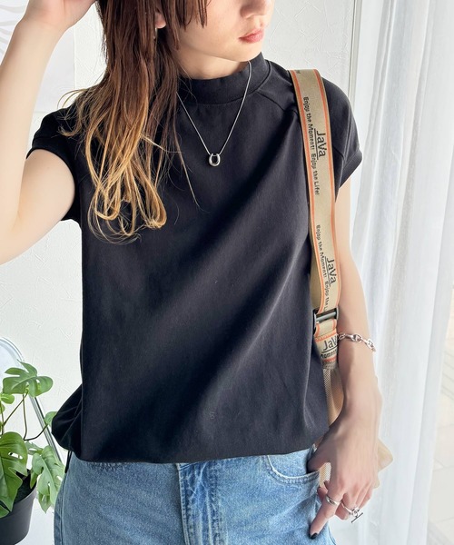 Java（ジャバ）の「《Javaジャバコラボ》フェミニン&スポーティで可愛い。シアーフリル巾着ショルダーバッグ（ショルダーバッグ・レディース・ブラック/ベージュ・ONE SIZE）」の13枚目の写真