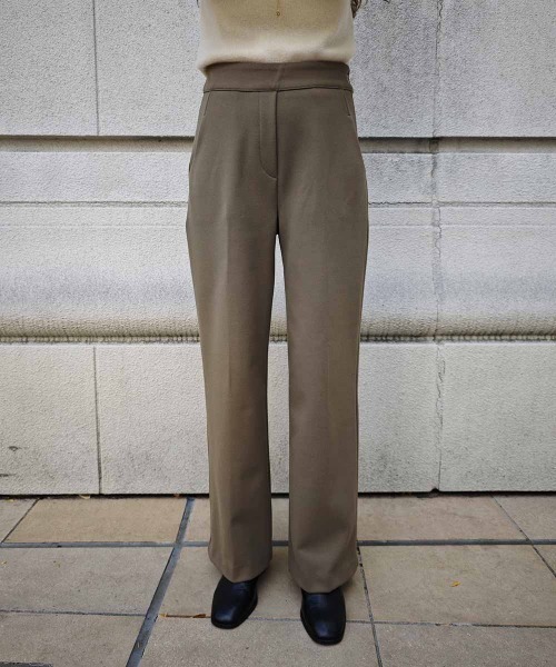 esutoreja（エストレジャ）の「ウエストボタンストレートパンツ（その他パンツ・レディース・ブラック/アイボリー/ブラウン・M/S）」の11枚目の写真