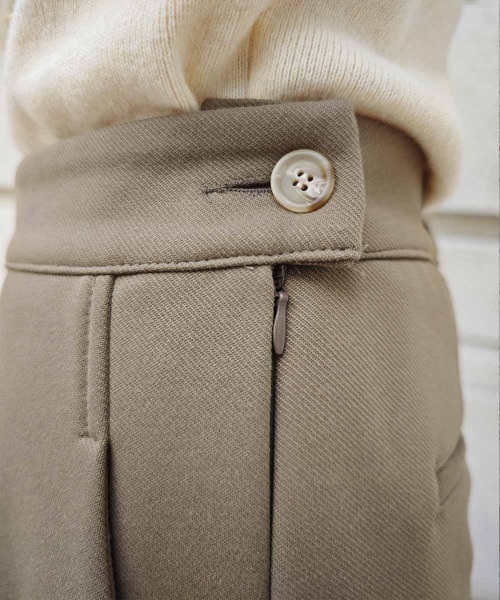 esutoreja（エストレジャ）の「ウエストボタンストレートパンツ（その他パンツ・レディース・ブラック/アイボリー/ブラウン・M/S）」の13枚目の写真