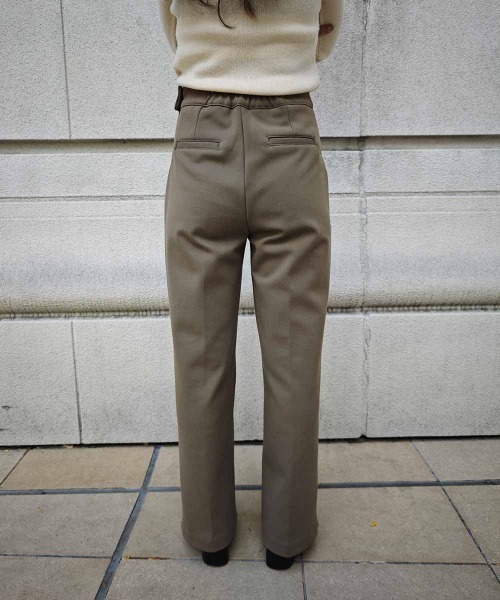 esutoreja（エストレジャ）の「ウエストボタンストレートパンツ（その他パンツ・レディース・ブラック/アイボリー/ブラウン・M/S）」の15枚目の写真