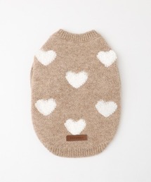 moncheri（モンシェリ）の「ふわふわハートニット（ペットウェア）」