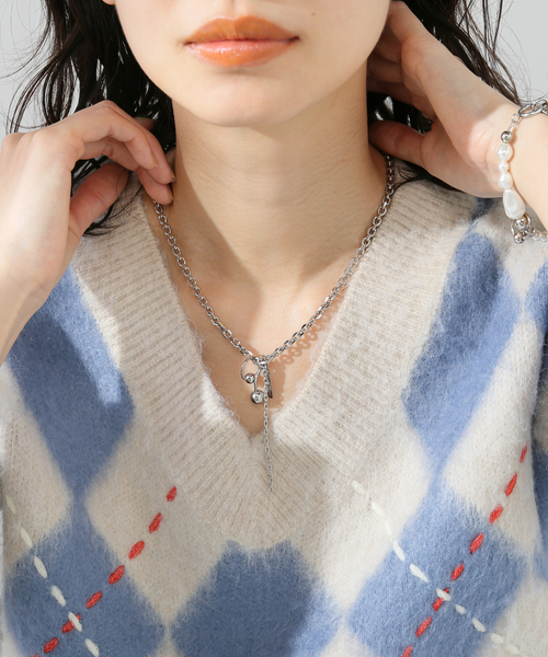 JUSTINE CLENQUET/ジャスティーヌ クランケ】EVIE NECKLACE