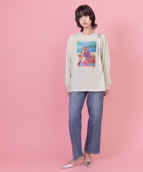 アートプリント シアースラブロンT（Tシャツ/カットソー