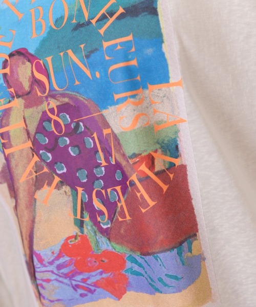 Eimee Law　アートプリントシアースラブロンＴ アートプリント シアースラブロンT（Tシャツ/カットソー