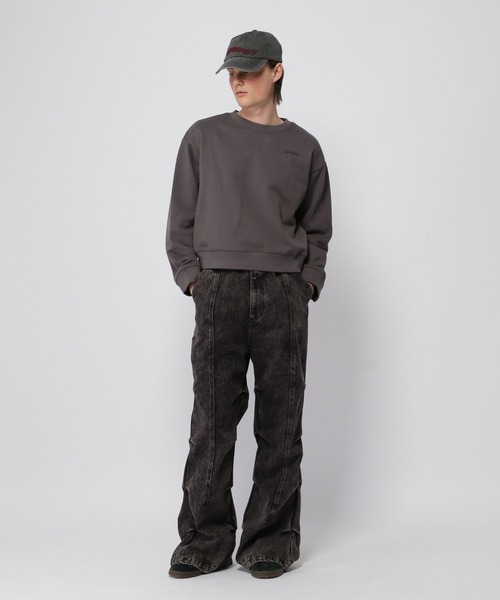 3.3 Field Trip （3.3フィールドトリップ）の「3.3 Field Trip／タックフレアデニム（デニムパンツ・メンズ・ブラック・LARGE/MEDIUM）」の5枚目の写真