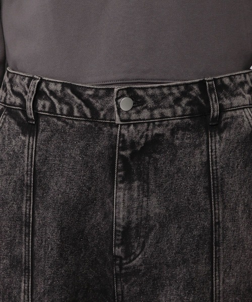 3.3 Field Trip （3.3フィールドトリップ）の「3.3 Field Trip／タックフレアデニム（デニムパンツ・メンズ・ブラック・LARGE/MEDIUM）」の10枚目の写真