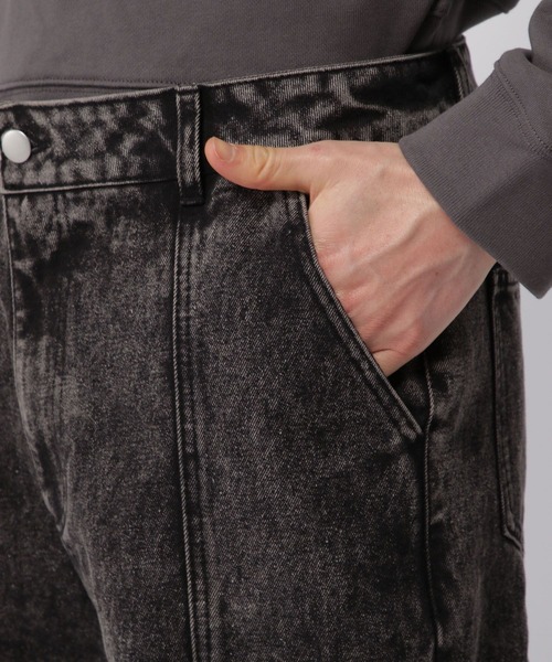 3.3 Field Trip （3.3フィールドトリップ）の「3.3 Field Trip／タックフレアデニム（デニムパンツ・メンズ・ブラック・LARGE/MEDIUM）」の11枚目の写真