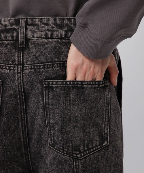 3.3 Field Trip （3.3フィールドトリップ）の「3.3 Field Trip／タックフレアデニム（デニムパンツ・メンズ・ブラック・LARGE/MEDIUM）」の15枚目の写真