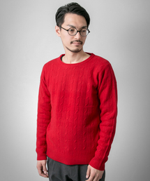 URBAN RESEARCH | UR ウールカシミヤケーブルニット(ニット/セーター)