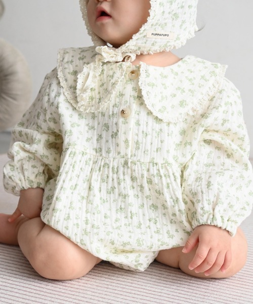 apolina ロンパース 18-24m ボンネット セット apolina ロンパース 18-24m ボンネット セット