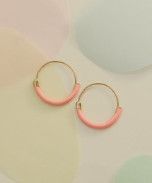 NOIR DE POUPEE（ノワールドプーペ）の「【WEB限定】silver925 ハーフフープ エナメル ピアス（ピアス（両耳用）・レディース）」