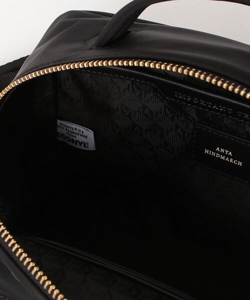 ANYA HINDMARCH（アニヤハインドマーチ）の「ANYA HINDMARCH Recycled Nylon with PU in Black　アニヤハインドマーチ アイズ クロスボディ ポーチ　ショルダーバッグ（ショルダーバッグ・レディース・ブラック・FREE）」の19枚目の写真
