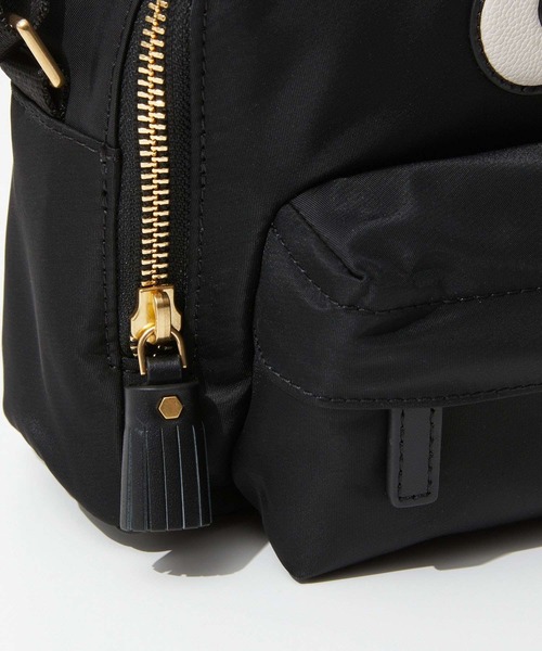 ANYA HINDMARCH（アニヤハインドマーチ）の「ANYA HINDMARCH Recycled Nylon with PU in Black　アニヤハインドマーチ アイズ クロスボディ ポーチ　ショルダーバッグ（ショルダーバッグ・レディース・ブラック・FREE）」の14枚目の写真