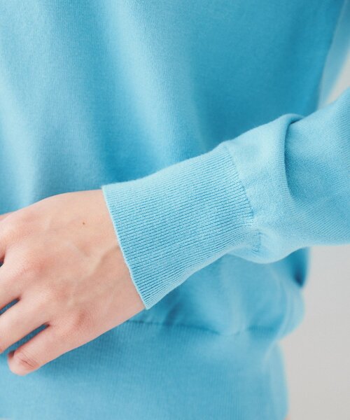 配色Ｖネックカーデアンサンブル UNTITLED カーディガン 「アンサンブル可能」配色Vネック