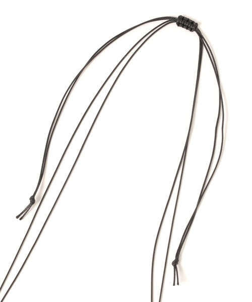 BAYFLOW（ベイフロー）の「ビーズフラワーネックレス（ネックレス・レディース・ブラック/ホワイト・FREE）」の4枚目の写真