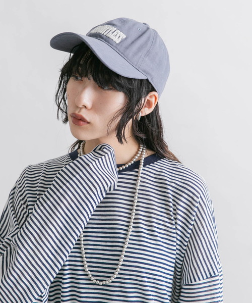 KBF（ケイビーエフ）の「チェーンステッチエンブロイダリーCAP（キャップ・レディース・チャコールグレー/ブラウン/ブルー・ONE）」の17枚目の写真