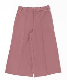 ツイルストレッチ素材ワイドパンツ55丈