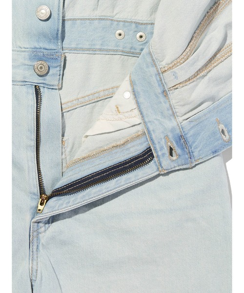 Levi's（リーバイス）の「Levi's/リーバイス デニムロンパース ライトインディゴ（サロペット/オーバーオール・レディース・インディゴブルー・XS/S/M）」の8枚目の写真