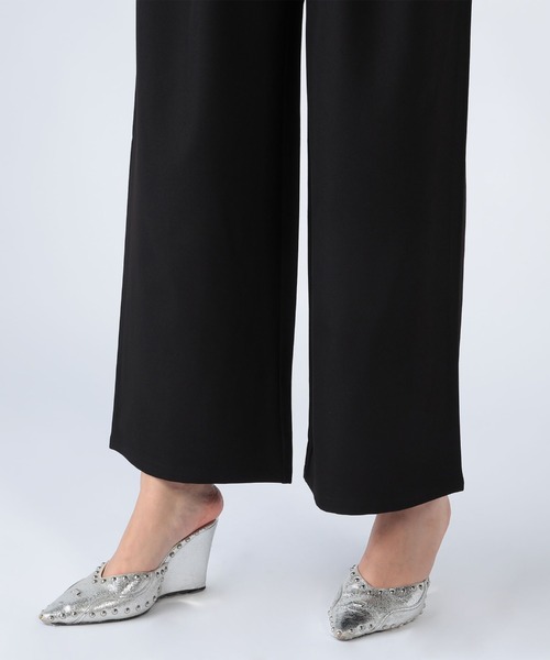 CECIL McBEE(セシルマクビー)の「変形ボタンハイウエストサロペット(サロペット/オーバーオール・レディース・ブラック・MEDIUM)」の10枚目の写真