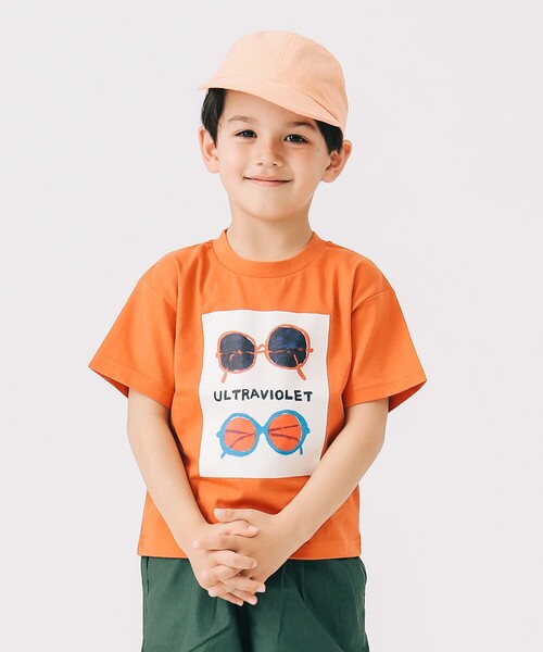 B:MING by BEAMS(ビーミングバイビームス)の「サマー モチーフ プリント Tシャツ2025SS(100~140cm)(Tシャツ/カットソー・キッズ・ミント/オレンジ・130/110/100/140/120)」の5枚目の写真