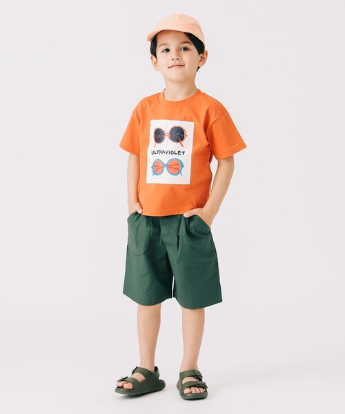 B:MING by BEAMS(ビーミングバイビームス)の「サマー モチーフ プリント Tシャツ2025SS(100~140cm)(Tシャツ/カットソー・キッズ・ミント/オレンジ・130/110/100/140/120)」の6枚目の写真