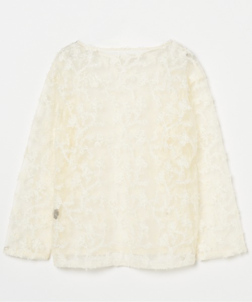HELIOPOLE(エリオポール)の「FLORAL PATTERN SHEER BLOUSE(シャツ/ブラウス・レディース・ホワイト/ブラック・38)」の10枚目の写真