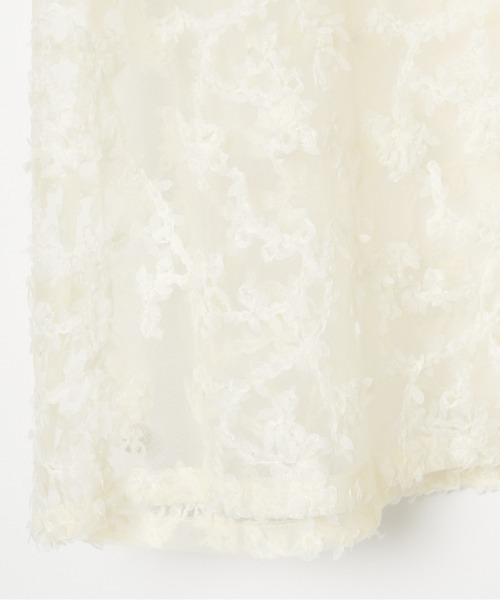 HELIOPOLE(エリオポール)の「FLORAL PATTERN SHEER BLOUSE(シャツ/ブラウス・レディース・ホワイト/ブラック・38)」の13枚目の写真