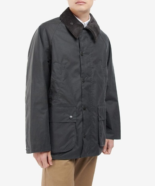 Barbour(バブアー)の「Barbour (バブアー) OX WAX BEDALE オーバーサイズビデイルワックス MWX1679(ブルゾン・メンズ・ブラック/グレー/その他10・38/40/42)」の2枚目の写真
