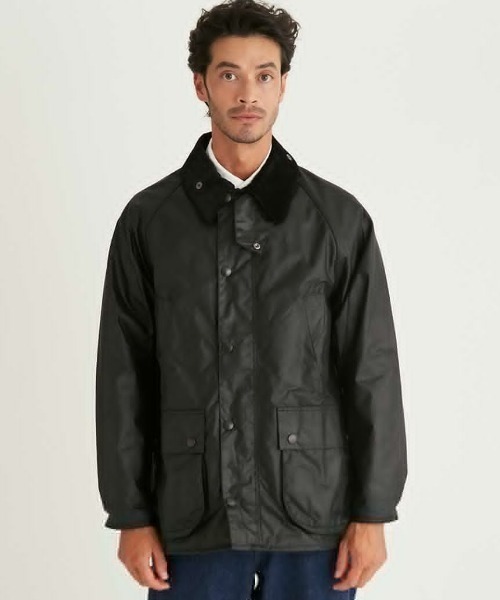 Barbour(バブアー)の「Barbour (バブアー) OX WAX BEDALE オーバーサイズビデイルワックス MWX1679(ブルゾン・メンズ・ブラック/グレー/その他10・38/40/42)」の4枚目の写真