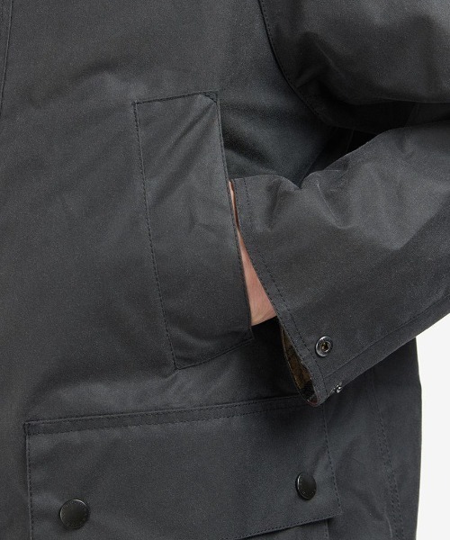 Barbour(バブアー)の「Barbour (バブアー) OX WAX BEDALE オーバーサイズビデイルワックス MWX1679(ブルゾン・メンズ・ブラック/グレー/その他10・38/40/42)」の14枚目の写真
