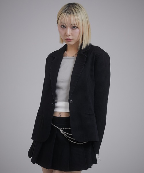 ENVYM（アンビー）の「プリーツミニスカート（スカート・レディース・アイボリー/ピンク/ブラック・MEDIUM/SMALL）」の12枚目の写真