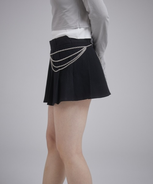 ENVYM（アンビー）の「プリーツミニスカート（スカート・レディース・アイボリー/ピンク/ブラック・MEDIUM/SMALL）」の14枚目の写真