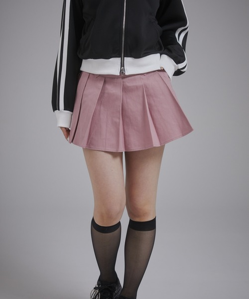 ENVYM（アンビー）の「プリーツミニスカート（スカート・レディース・アイボリー/ピンク/ブラック・MEDIUM/SMALL）」の5枚目の写真