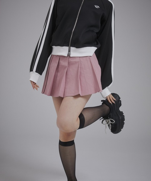 ENVYM（アンビー）の「プリーツミニスカート（スカート・レディース・アイボリー/ピンク/ブラック・MEDIUM/SMALL）」の6枚目の写真