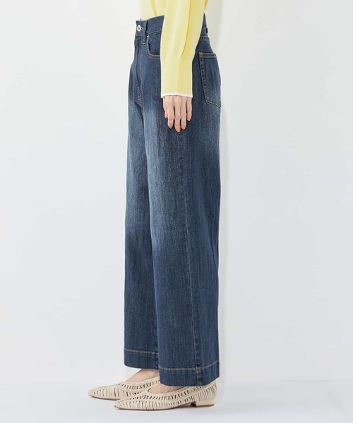 Petit Honfleur（プチオンフルール）の「バギーデニムパンツ（デニムパンツ・レディース・ブルー/ネイビー・64/67）」の10枚目の写真