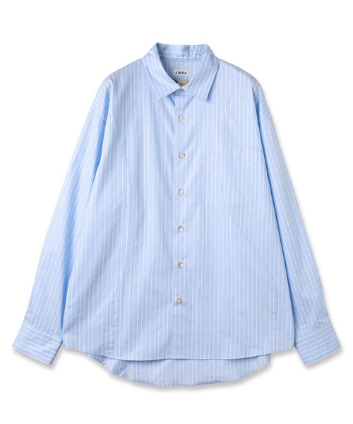 Jieda（ジエダ）の「SIDOGRAS CUTTING SHIRT（シャツ/ブラウス・メンズ・サックスブルー/サックスブルー系・1/2）」の2枚目の写真
